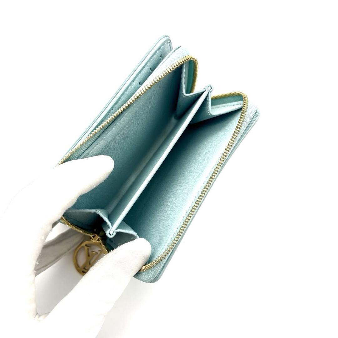 現行◆未使用級◆ルイヴィトン ポルトフォイユ ルー クッサン ブルー