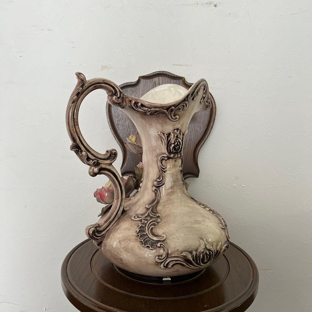 k230r124 イタリア製 Ceramiche Paoli 陶花フラワーベース