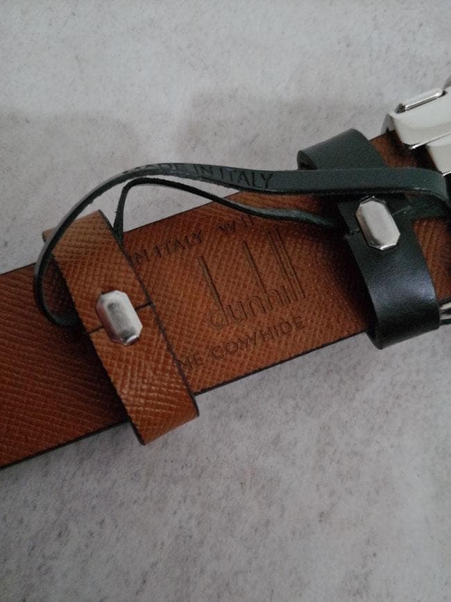 新品 未使用品 dunhill ダンヒル ベルト ブラック レザー 箱付き