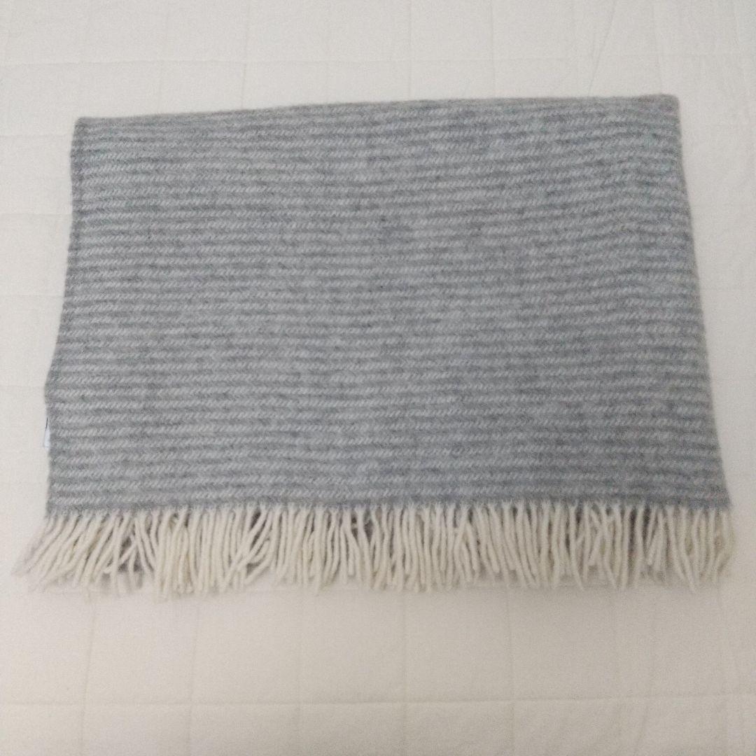 KLIPPAN エコウールブランケット ラルフ ライトグレー