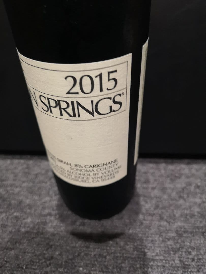 Ridge Lytton Springs 2015　リッジ リットン スプリング