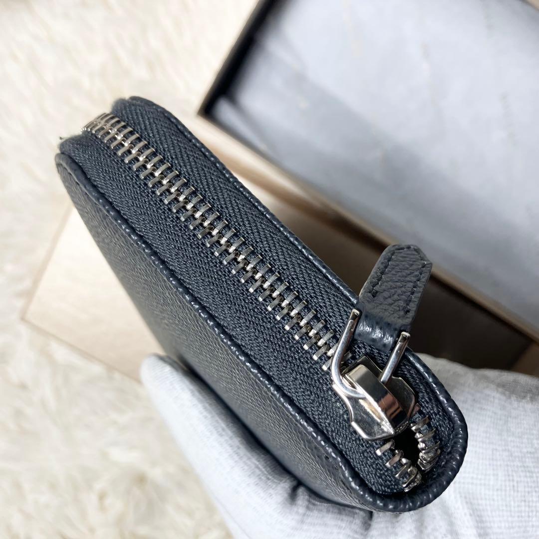 【未使用】ブルガリ ラウンドジップ ビーゼロワンレザーグレー FRID搭載