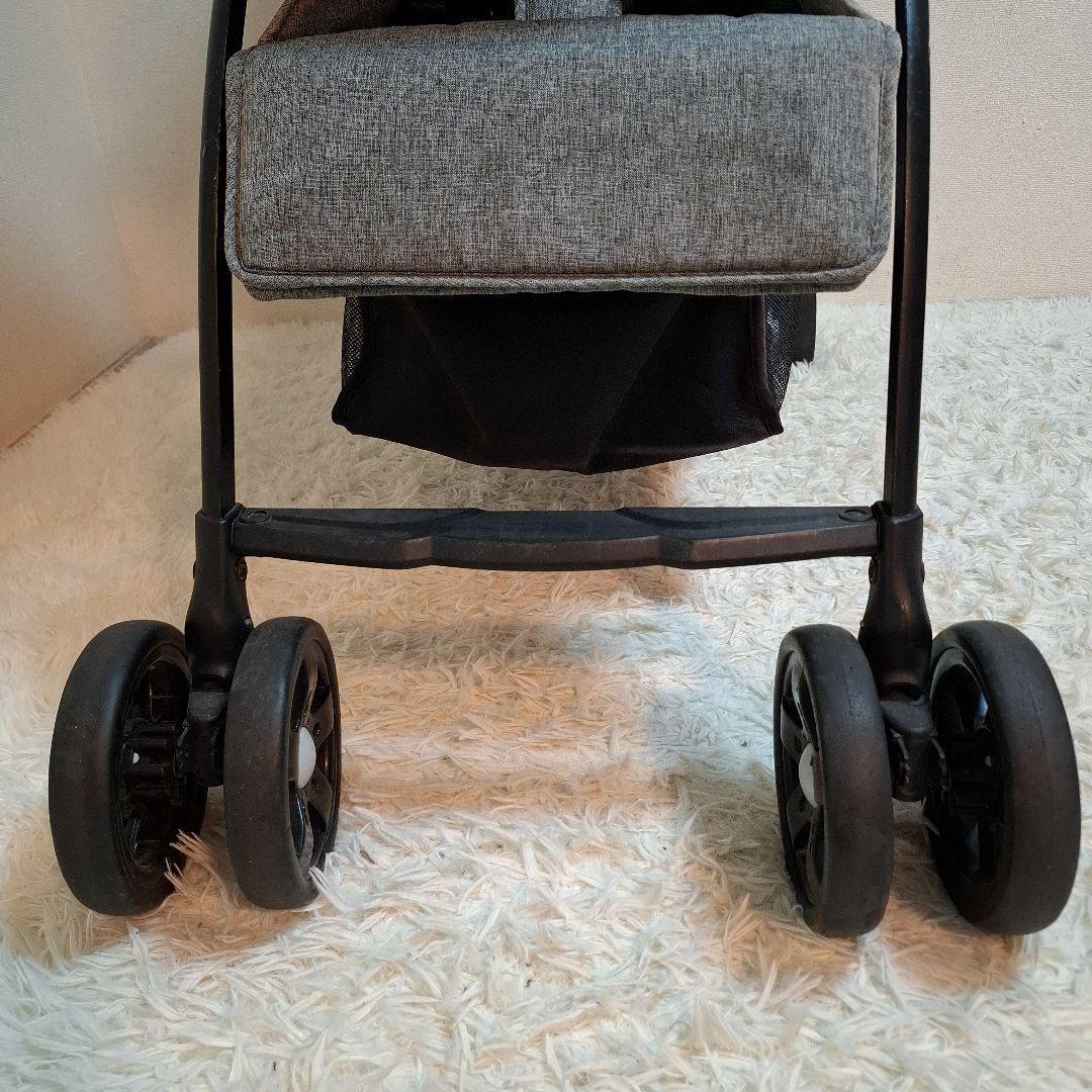 【送料無料】KATOJI タンデムストローラー 2人乗りベビーカー グレー