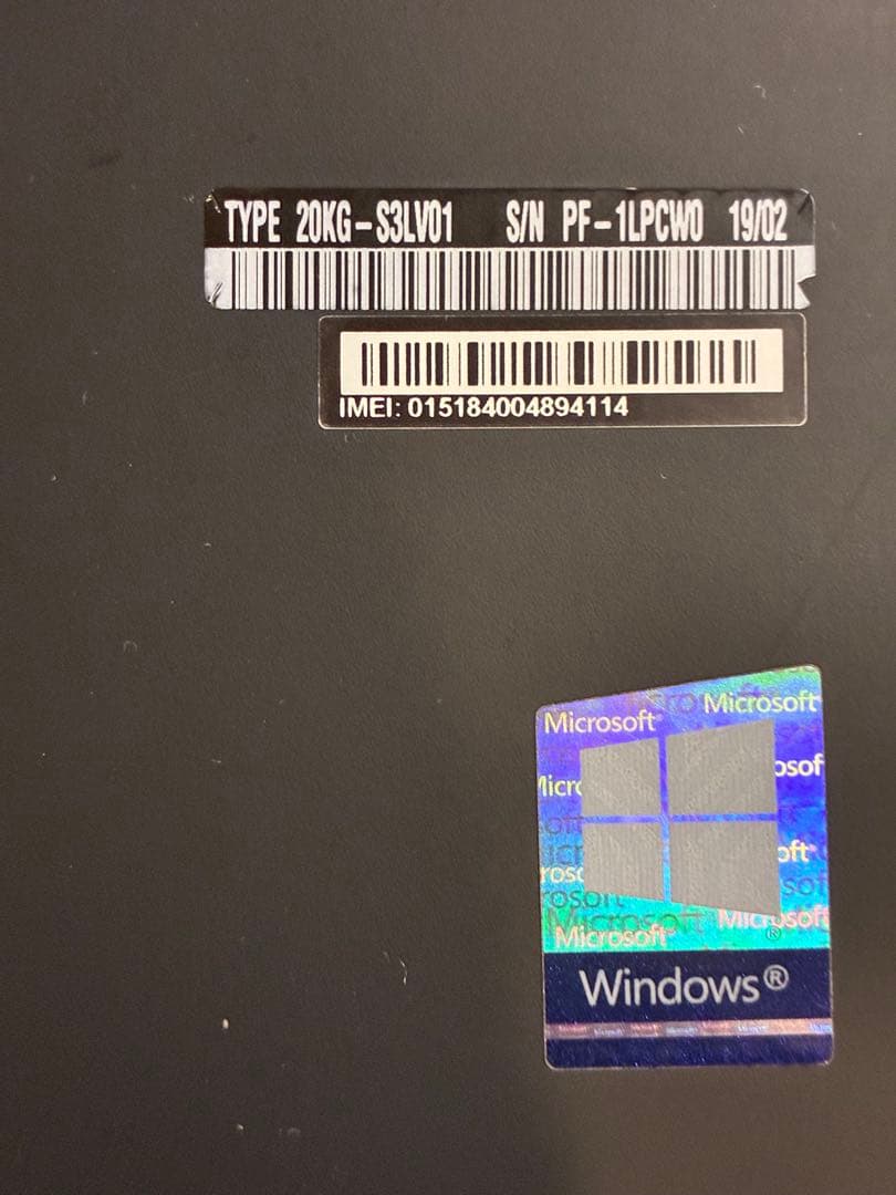 Windowsノート本体 ThinkPad X1 Carbon 14inch i5 16GB SSD256