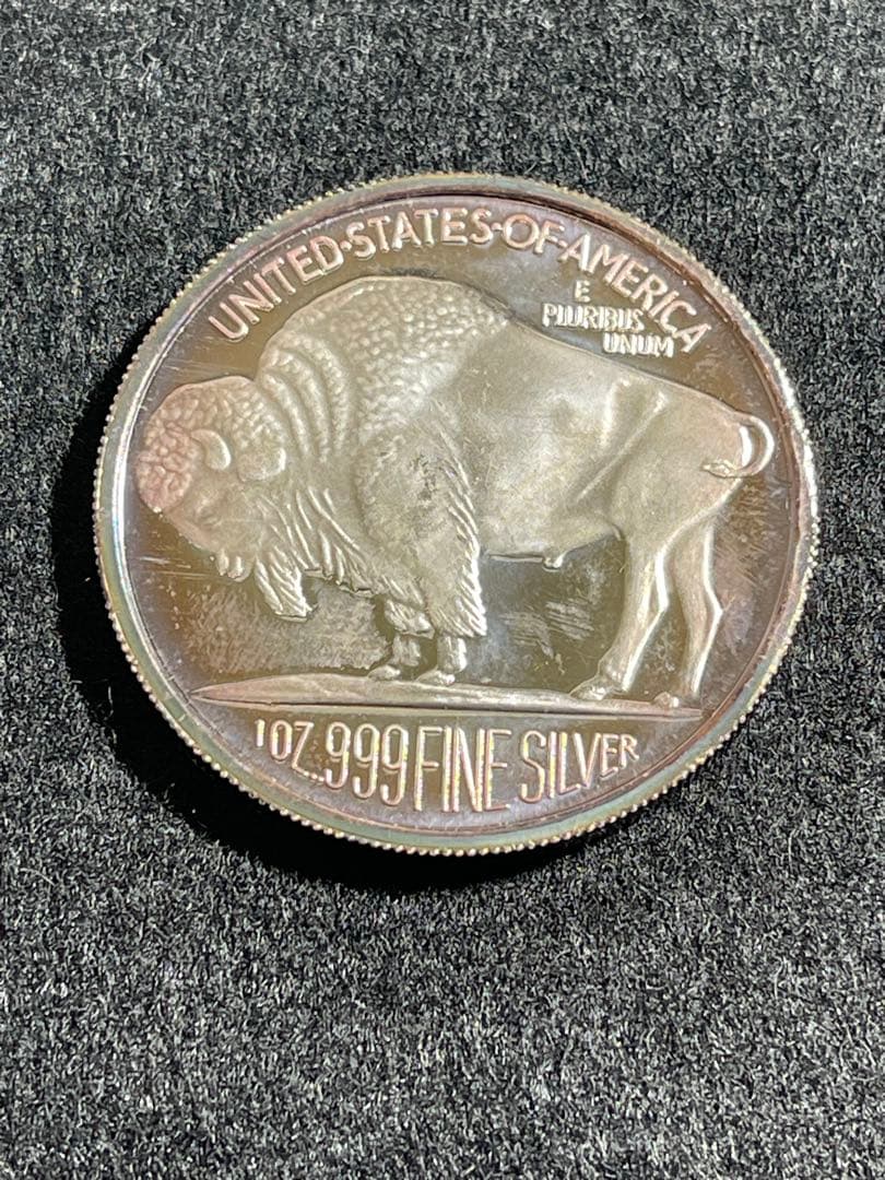 バッファロー銀貨 1オンス .999ファインシルバー 2002年