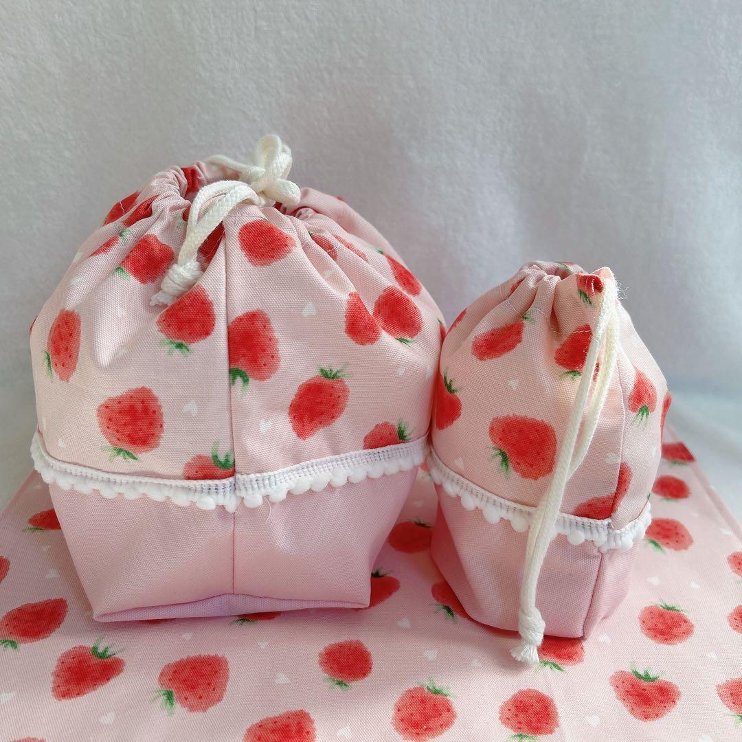 【クリームあんみつ様オーダー】いちご♡入園入学8点セット