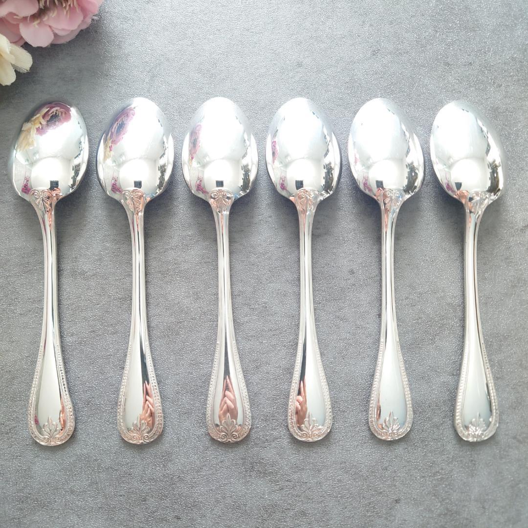 美品 クリストフル マルメゾン コーヒースプーン 6点