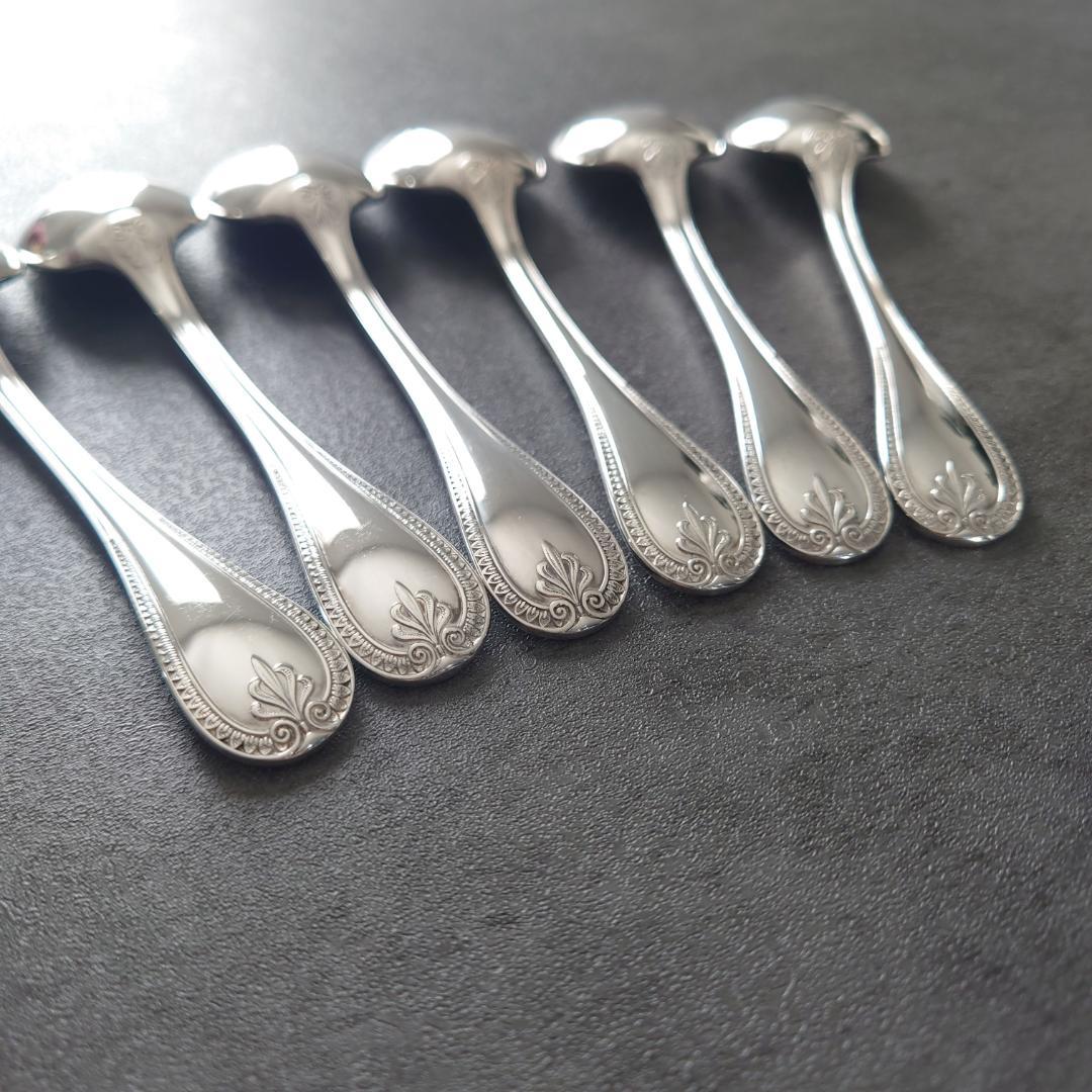 美品 クリストフル マルメゾン コーヒースプーン 6点