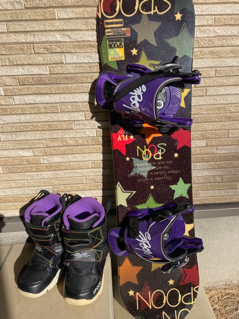 SPOON スノーボード ビンディング ブーツ　手袋セット