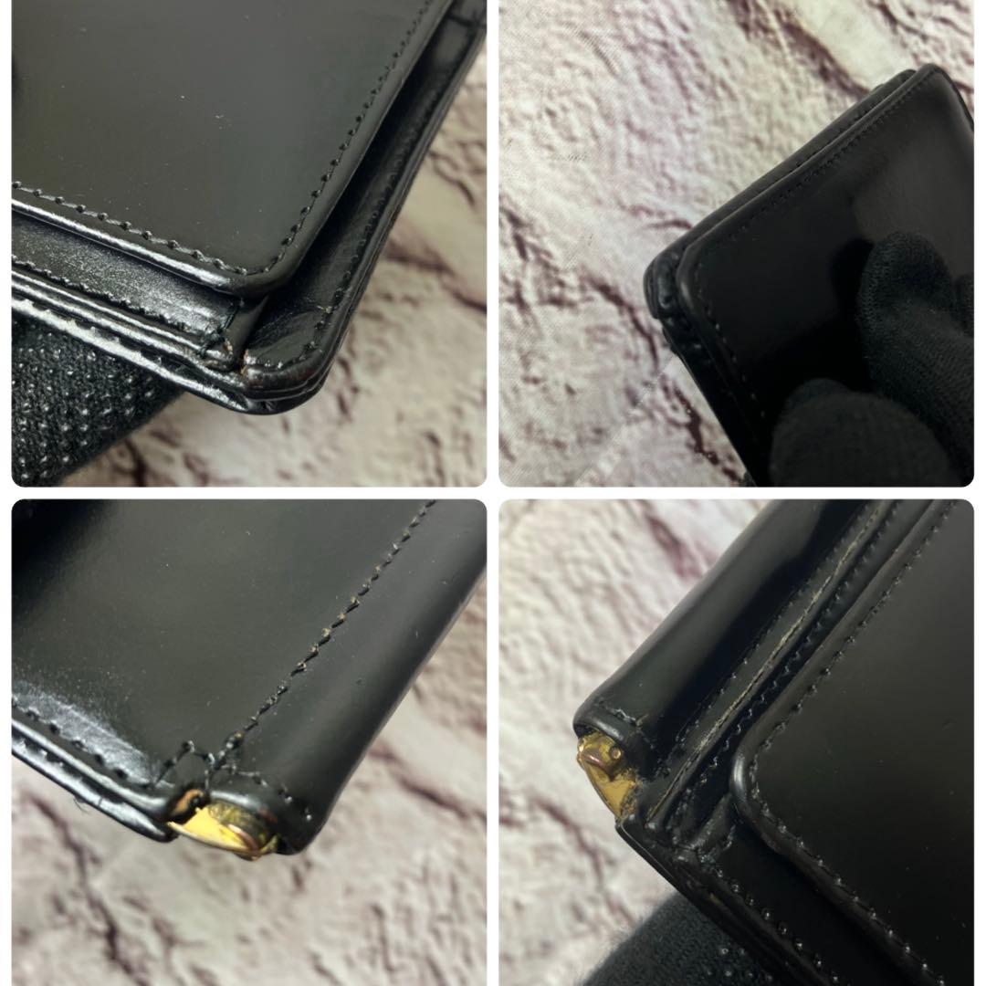 グレンロイヤル マネークリップ 小銭入れ付き 二つ折り財布 レザー ブラック