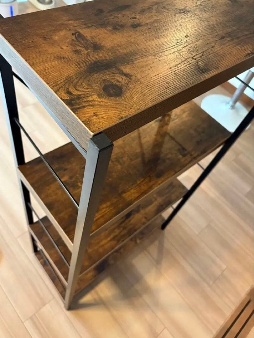 ニトリ ブックシェルフ(N ステイン 60 BR) ミドルブラウン