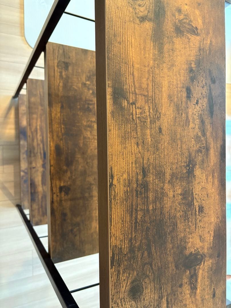 ニトリ ブックシェルフ(N ステイン 60 BR) ミドルブラウン