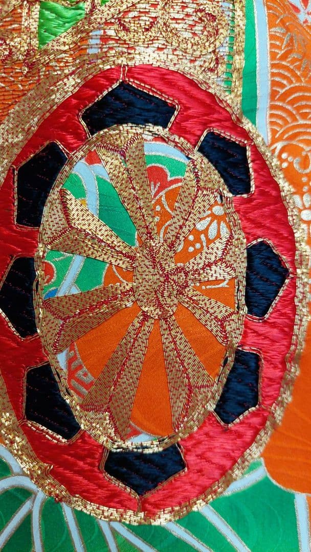 NA459アンティーク子供着物3歳用 正絹  長襦袢付き  とても綺麗です。