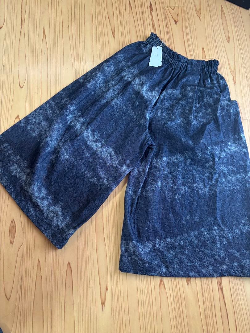 tamaki niime インディゴワイドパンツ