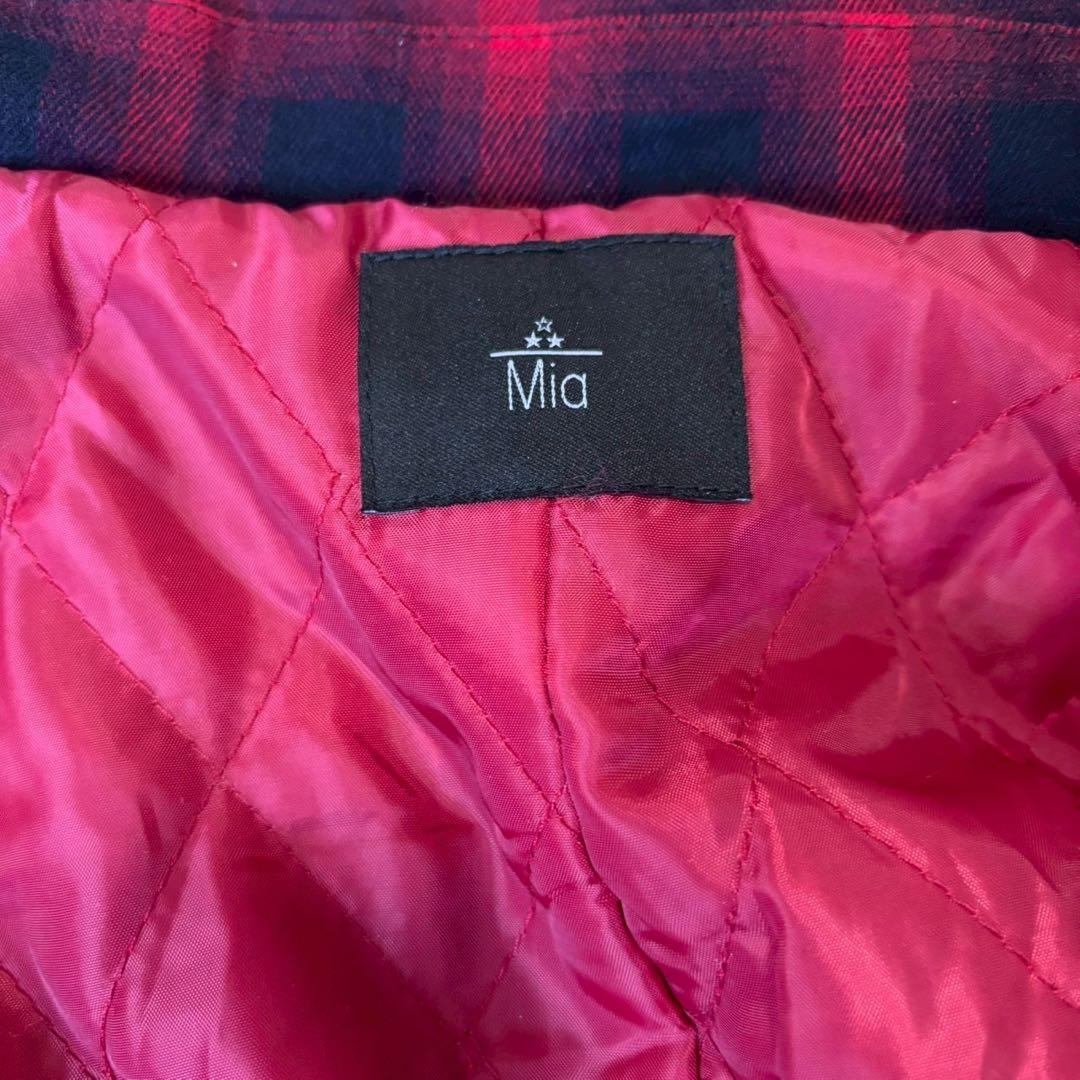 【タグ付き】Mia Asterism ファー付きチェックコート