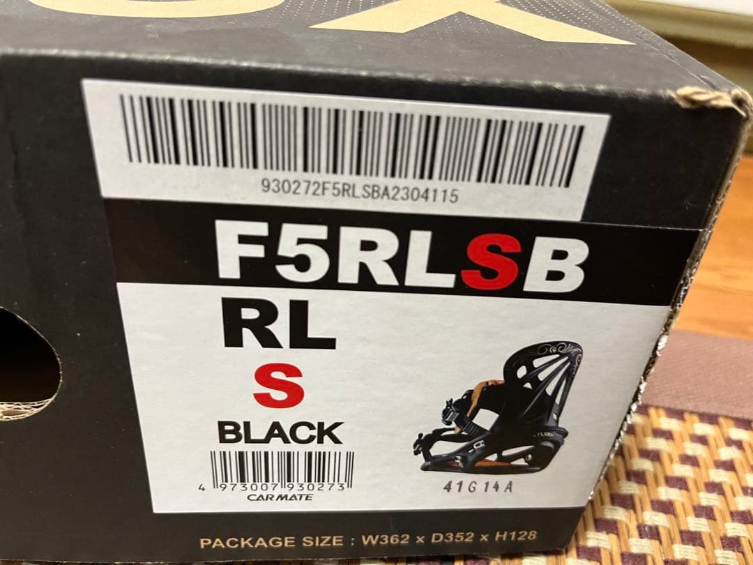 FLUX ビンディング RL S ブラック フラックス 黒 美品 バインディング