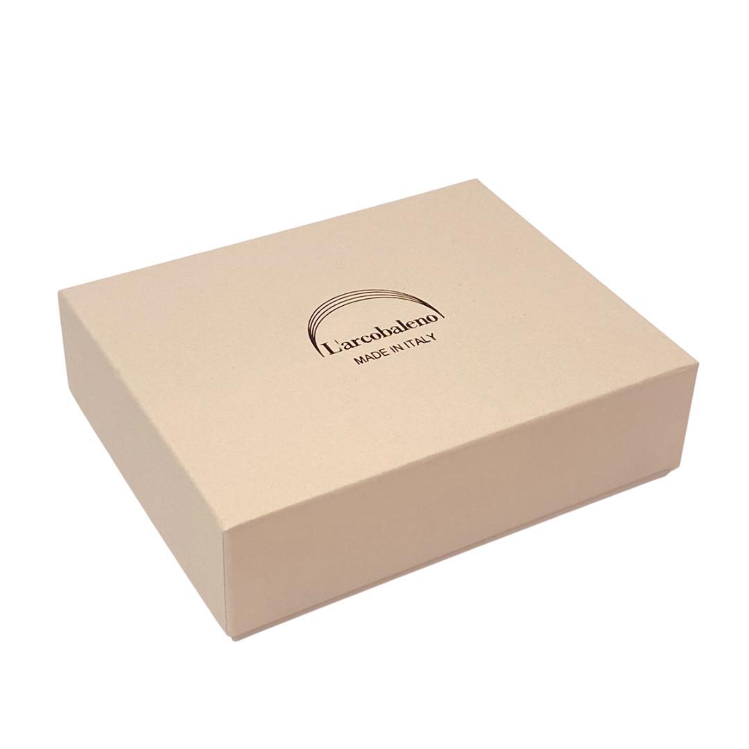 2174【新品 定価3.5万円】ラルコバレーノ×バーニーズ★三つ折り財布★本革★