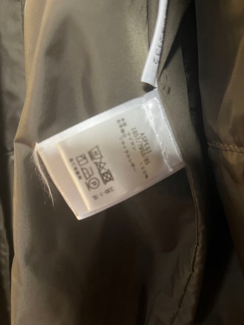 メンズASPESI カーキ トレンチコート