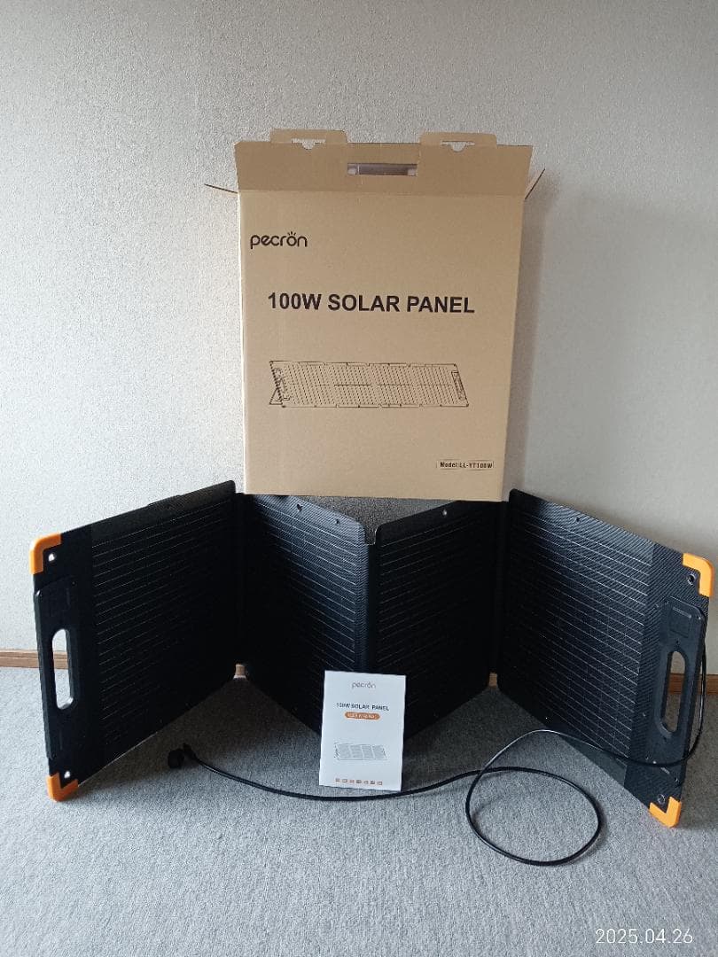 pecrón 100W ソーラーパネル