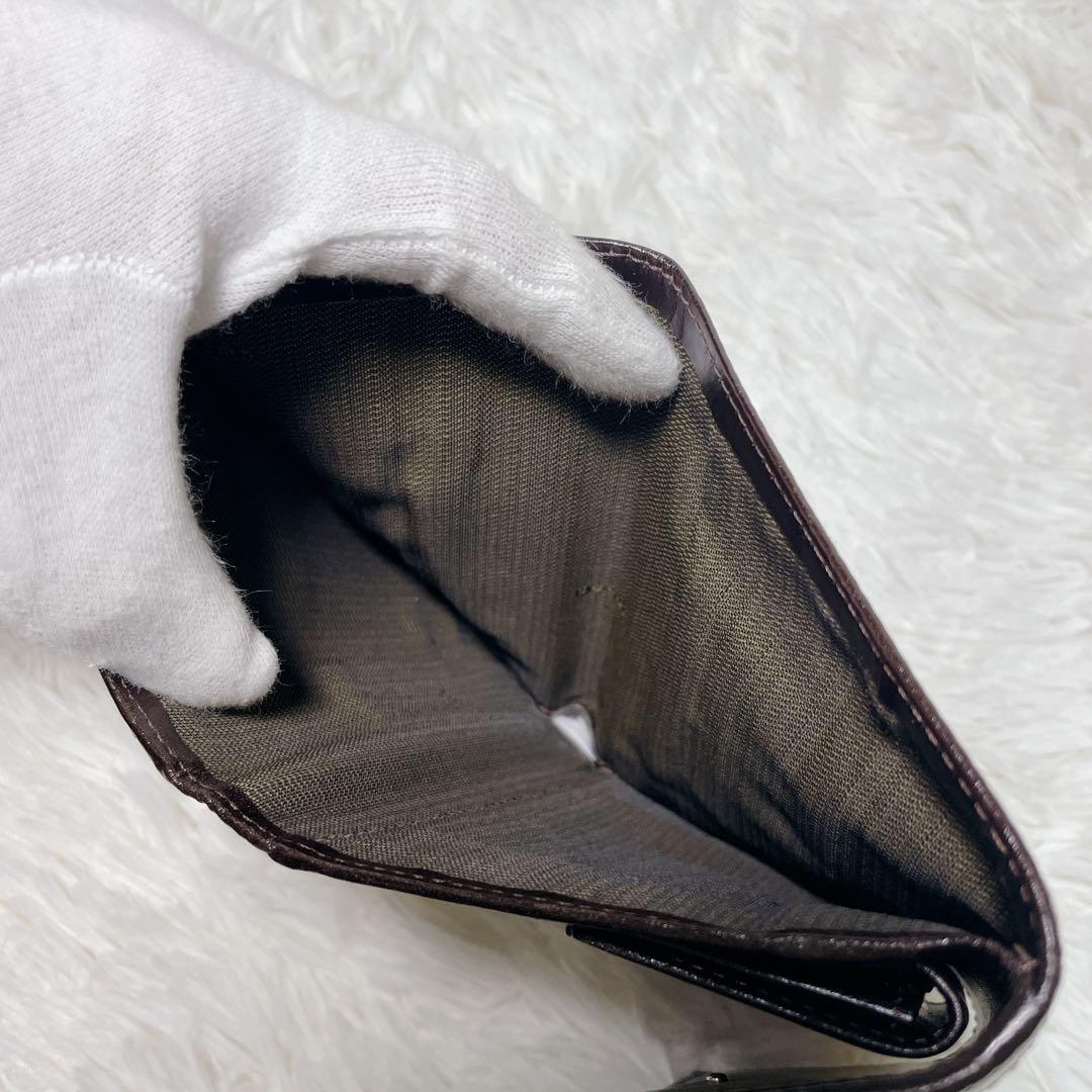 フェンディ FENDI ズッカ柄 三つ折り財布