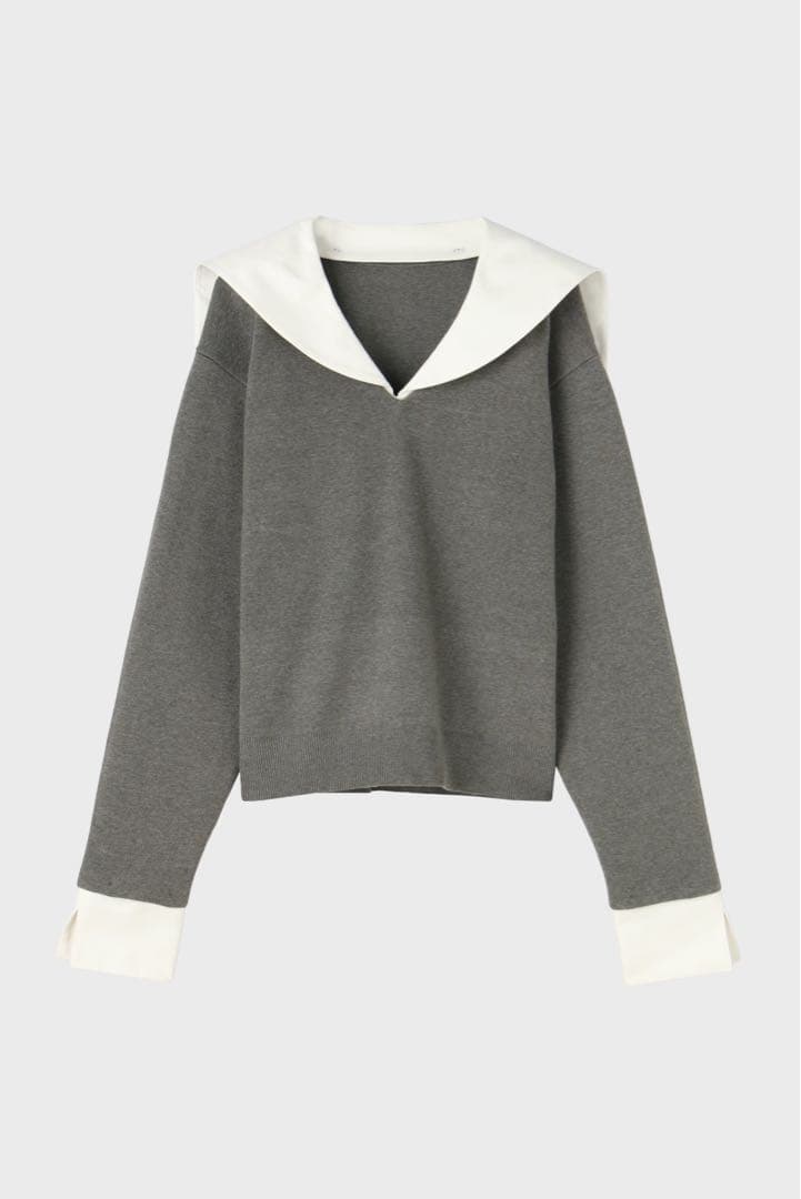 THE TOÉ Cochem Sailor Top グレー S