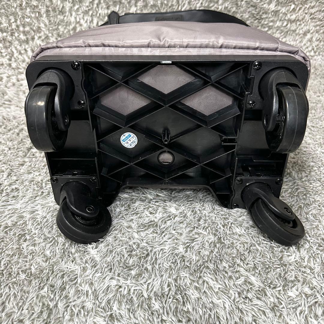 【極美品】SWANY キャリーバッグ レオパード　4輪　機内持ち込み可