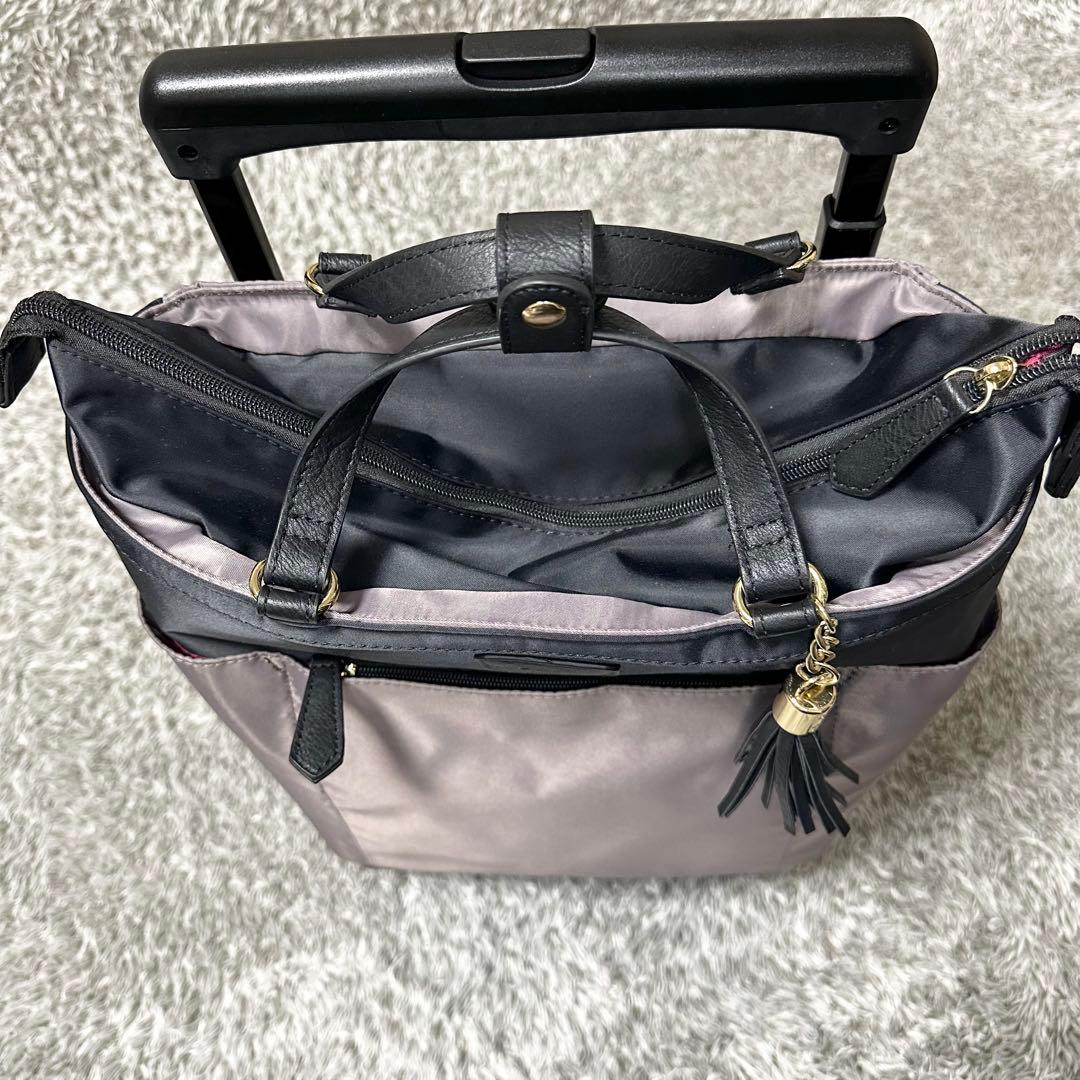 【極美品】SWANY キャリーバッグ レオパード　4輪　機内持ち込み可