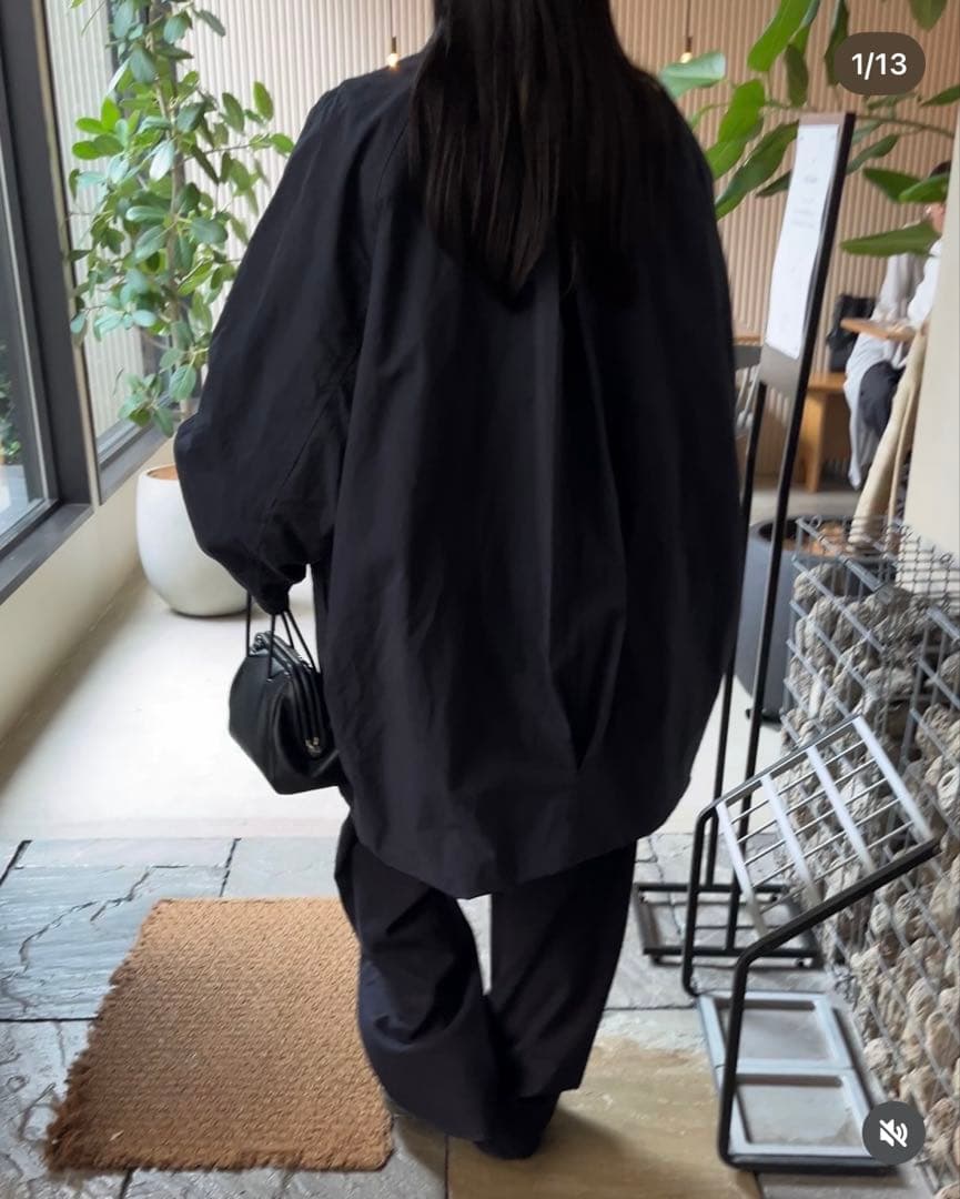 【A.subjjject】CottonNylonOverCollarJacket