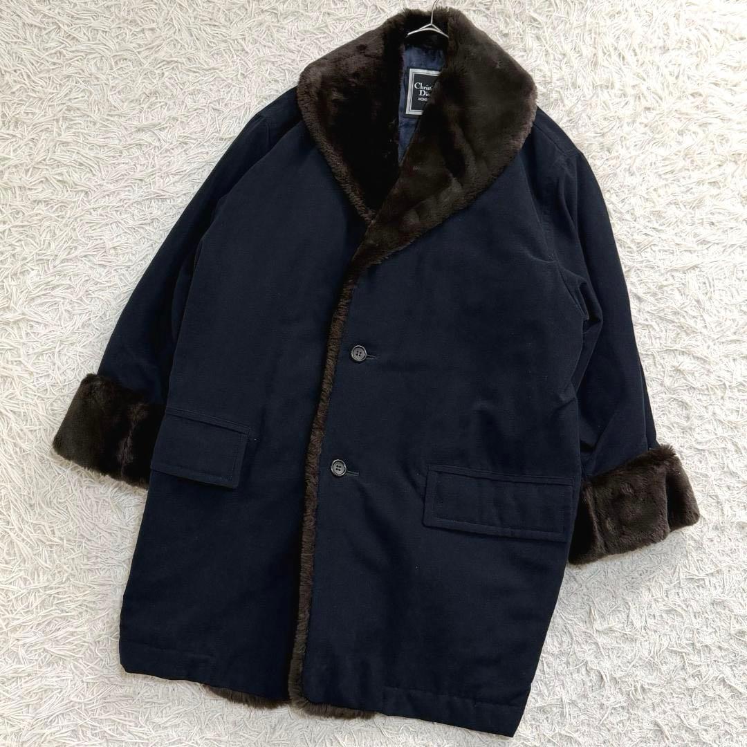 16536✨Y2K クリスチャンディオール ムッシュ ボア ファー コート M