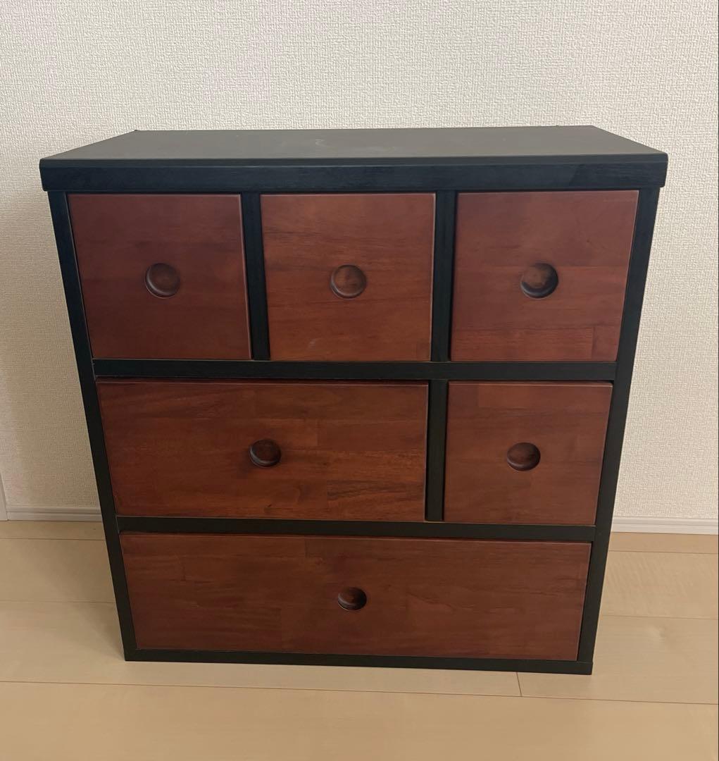 日本製　大洋株式会社　3段チェスト　収納　アンティーク　昭和レトロ　ヴィンテージ