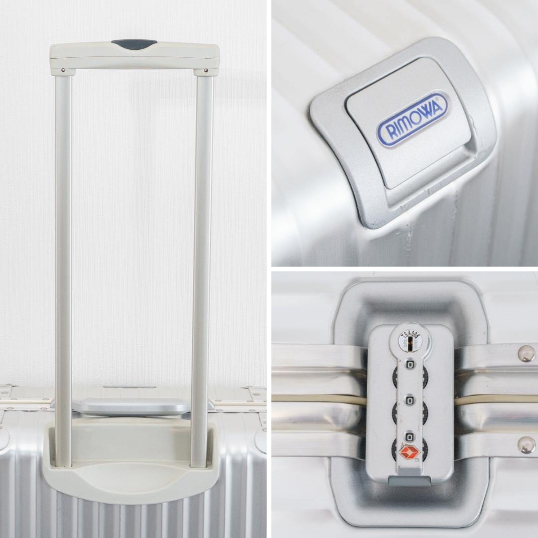 リモワ トパーズ 青ロゴ 63L 4輪 TSAロック チェックインM シルバー