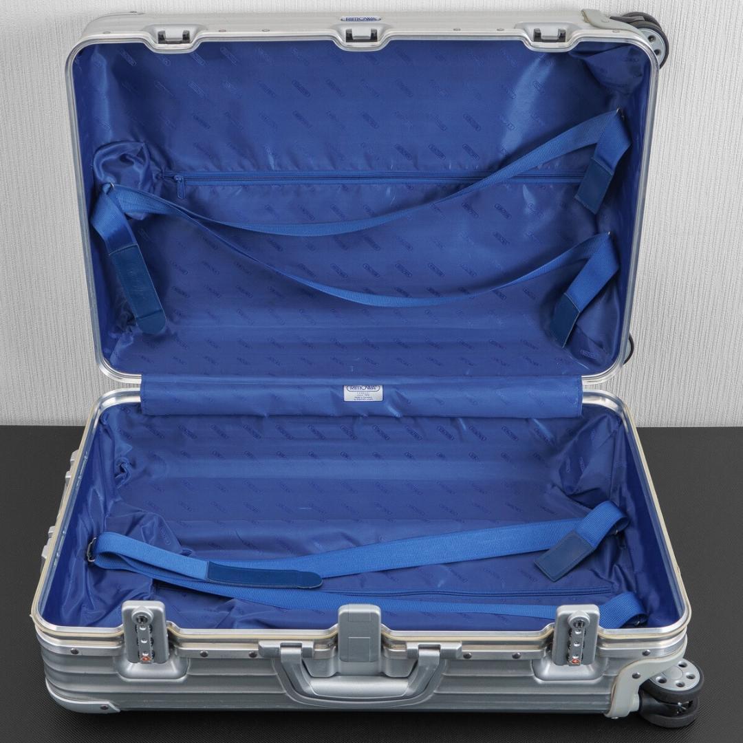 リモワ トパーズ 青ロゴ 63L 4輪 TSAロック チェックインM シルバー