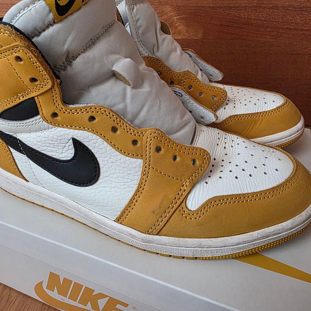 Nike Air Jordan 1 High イエローオークル 26cm