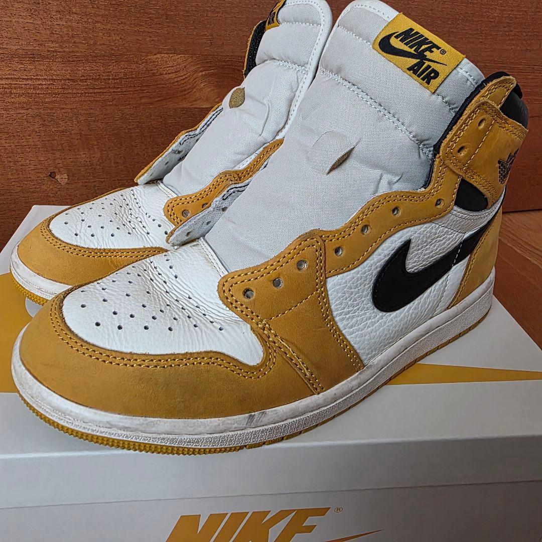 Nike Air Jordan 1 High イエローオークル 26cm