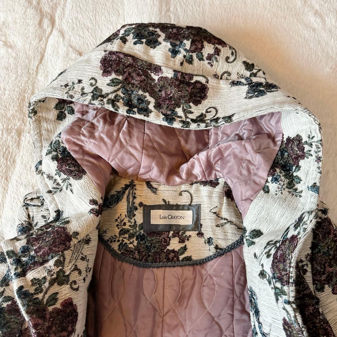 [美品]Lois CRAYON ロイスクレヨン ゴブラン ダッフルコート