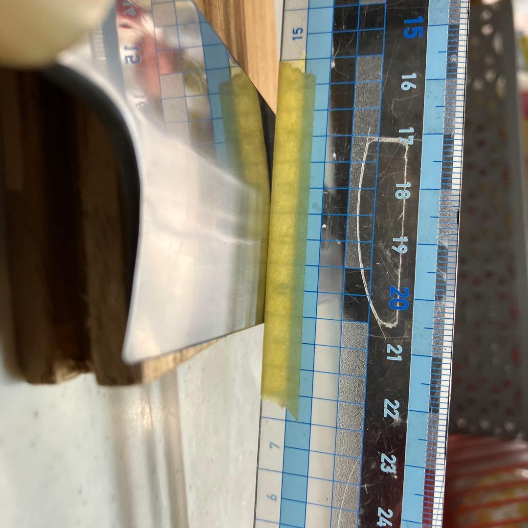 正本　本焼薄刃包丁　天然砥石で本刃付け済み❗️