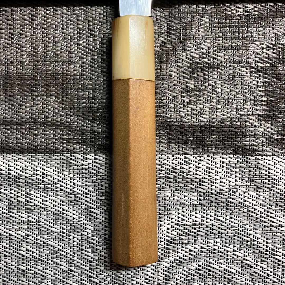 正本　本焼薄刃包丁　天然砥石で本刃付け済み❗️