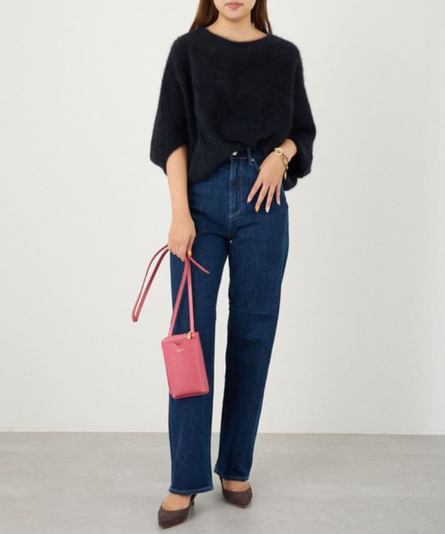 YANUK ヤヌーク LEA ジーンズ インディゴ ストレートデニム 日本製