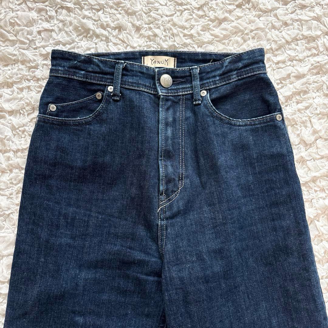 YANUK ヤヌーク LEA ジーンズ インディゴ ストレートデニム 日本製