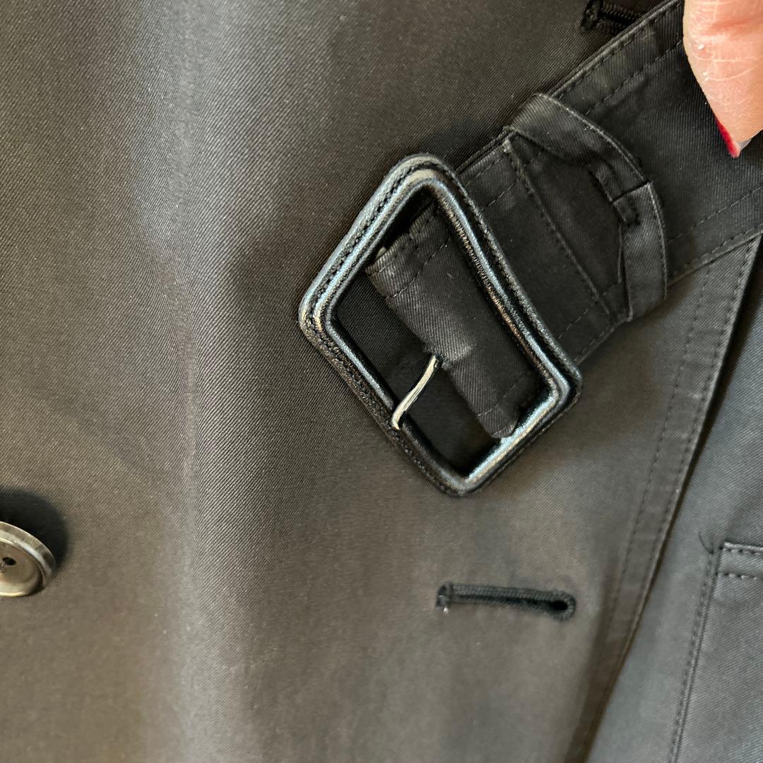 BURBERRY ブラック トレンチコート 34