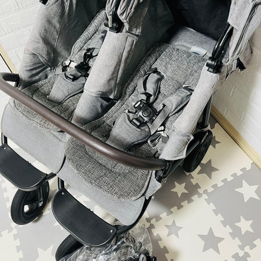 【☆美品☆】エアバギー☆ココダブル☆EXフロムバース☆アースグレー☆2人乗り☆