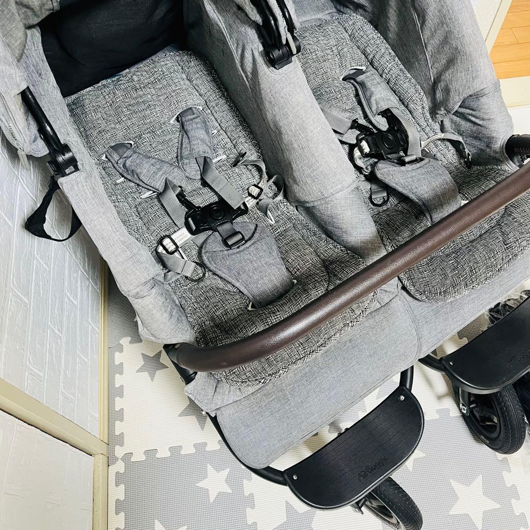 【☆美品☆】エアバギー☆ココダブル☆EXフロムバース☆アースグレー☆2人乗り☆