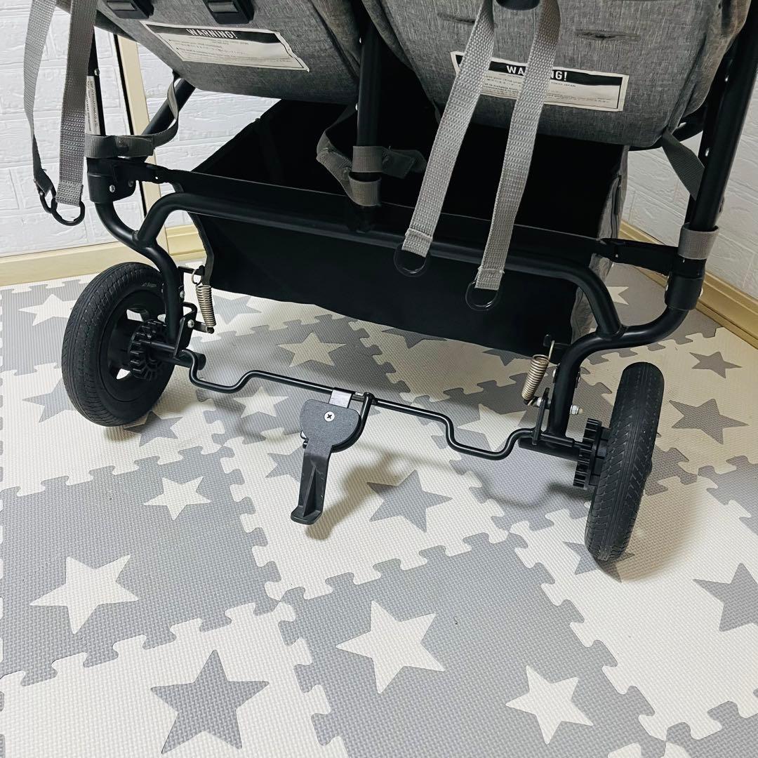 【☆美品☆】エアバギー☆ココダブル☆EXフロムバース☆アースグレー☆2人乗り☆