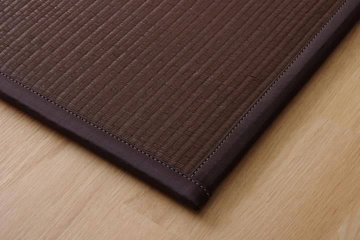 日本製 ブラウン９枚セット　ＰＰ置き畳 ユニット畳 『スカッシュ』