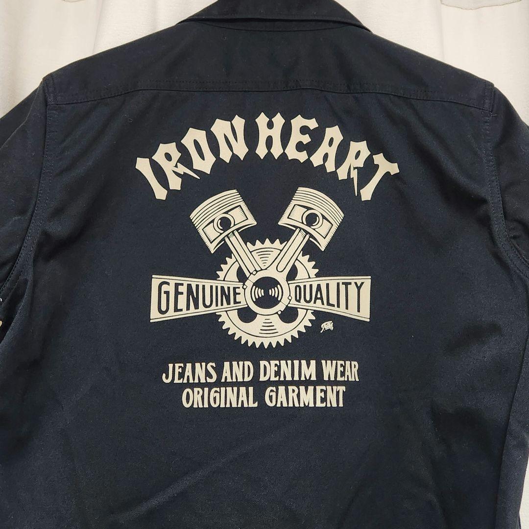極美品！アイアンハート 半袖ワークシャツ M IRON HEART