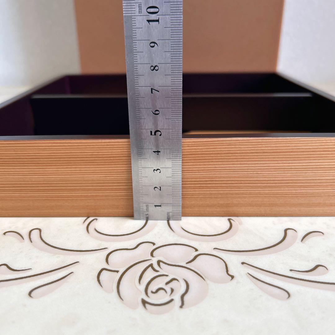 大館工芸社　大館曲げわっぱ　松花堂　おせち　お正月　お重　弁当箱　仕切り　内黒塗