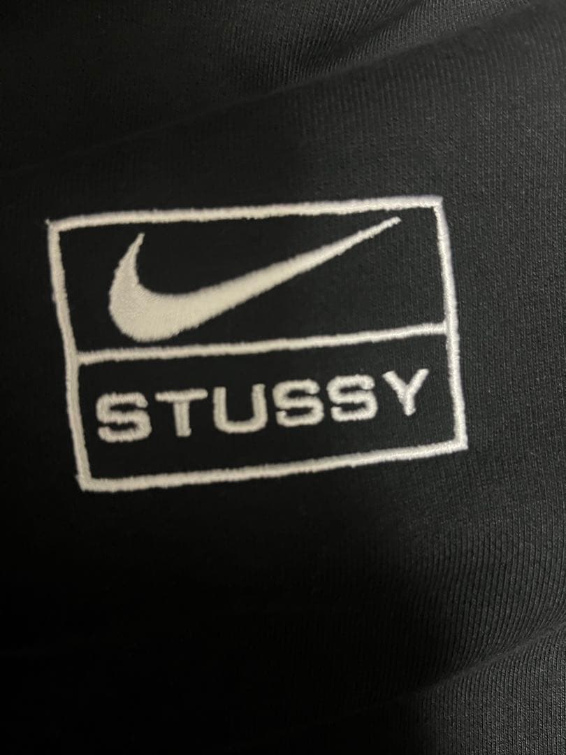 Nike x Stussy 黒 ジッパーパーカー