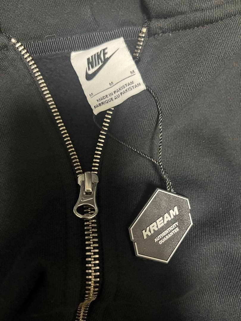 Nike x Stussy 黒 ジッパーパーカー