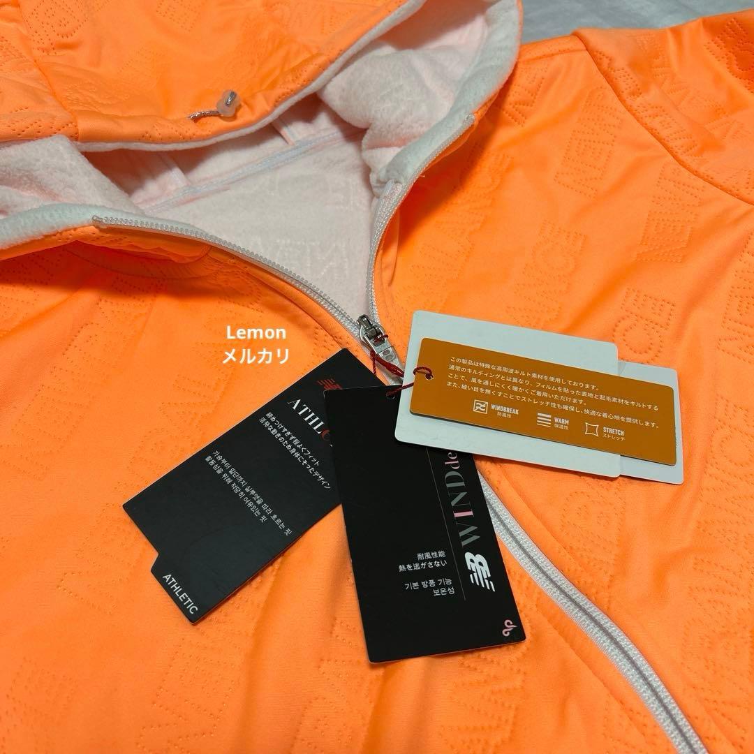 ニューバランスゴルフ 防風保温ストレッチ キルト/裏フリース　セットアップM新品