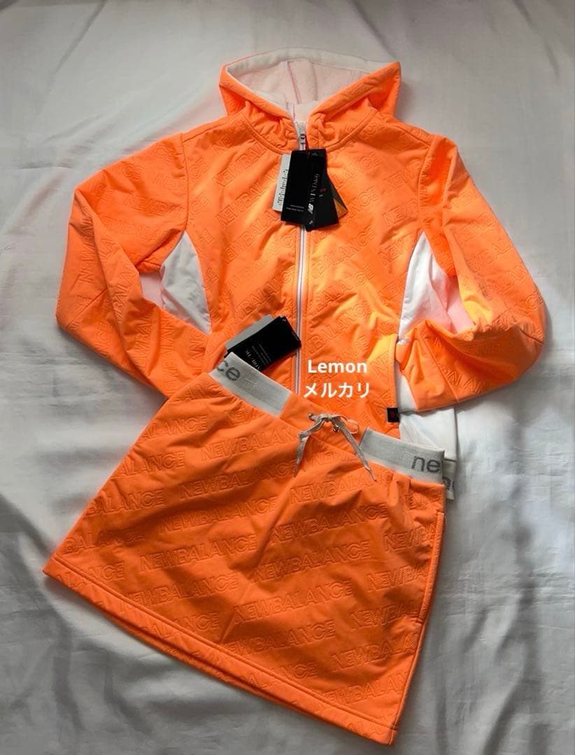 ニューバランスゴルフ 防風保温ストレッチ キルト/裏フリース　セットアップM新品